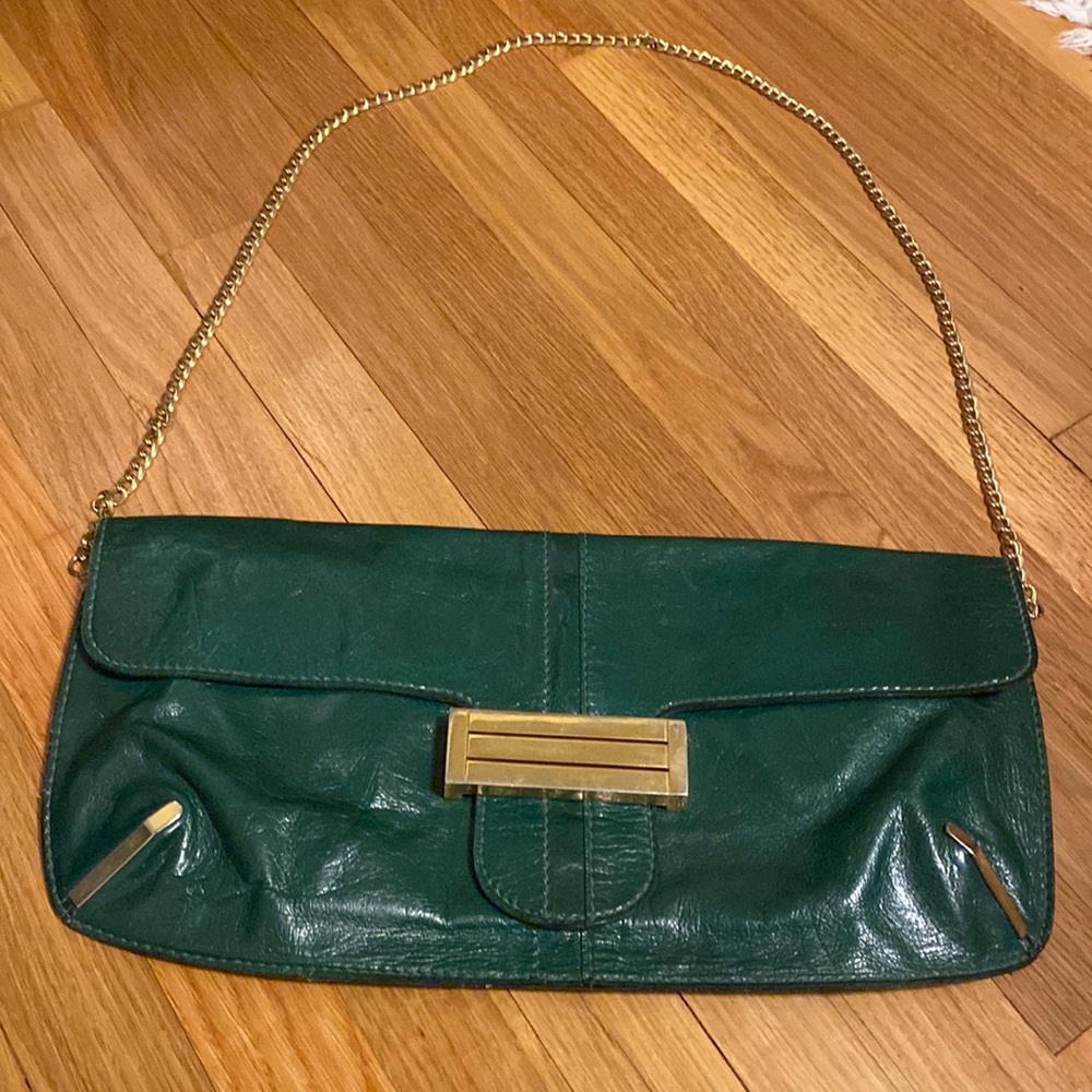 Racing Green Vintage Bag - Studio 54 Style